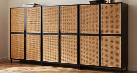 top rattan cabinet door designs