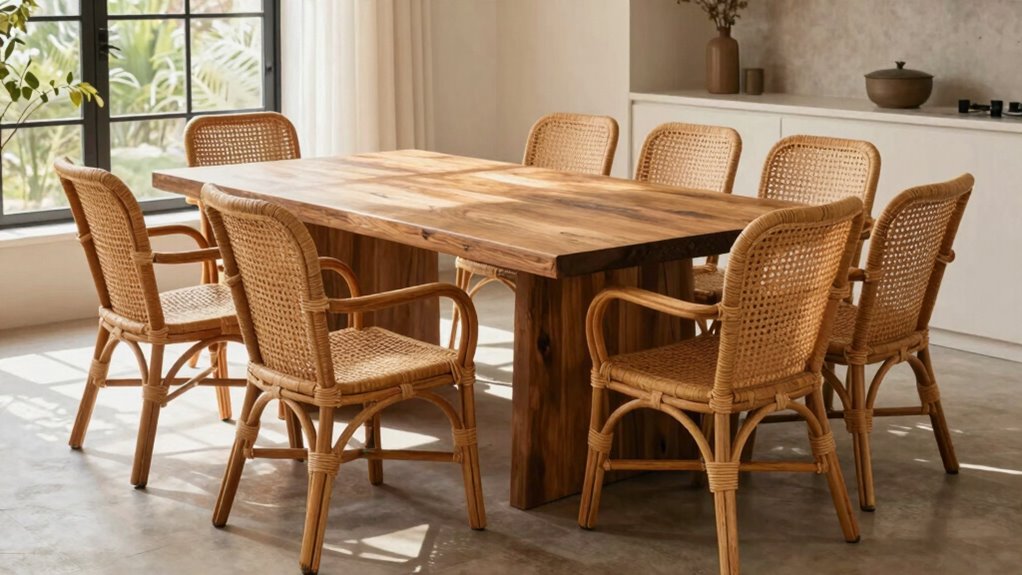 top rattan dining chair sets