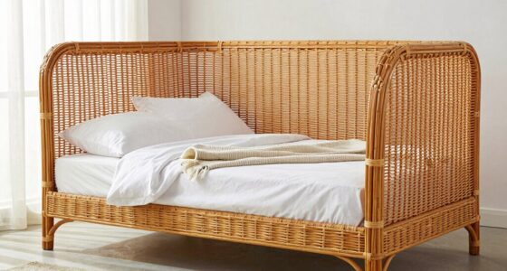 top rattan king bed frames
