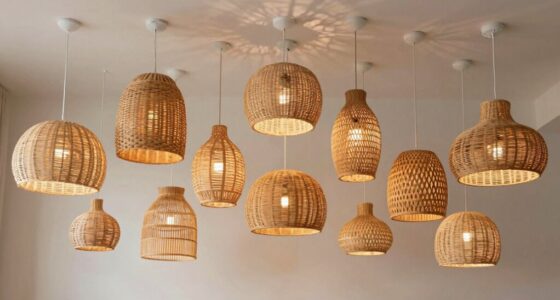 top rattan pendant lights