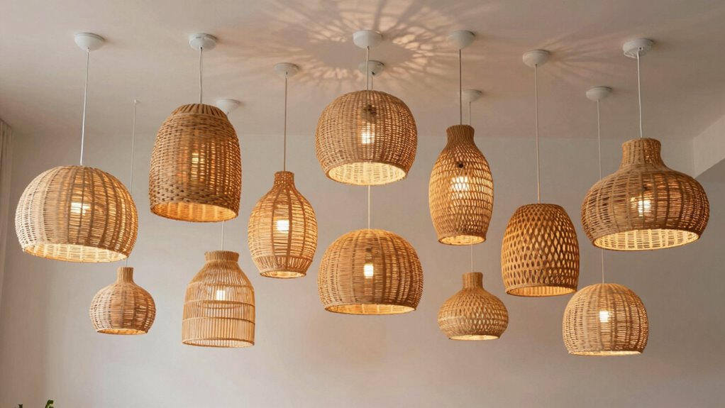 top rattan pendant lights