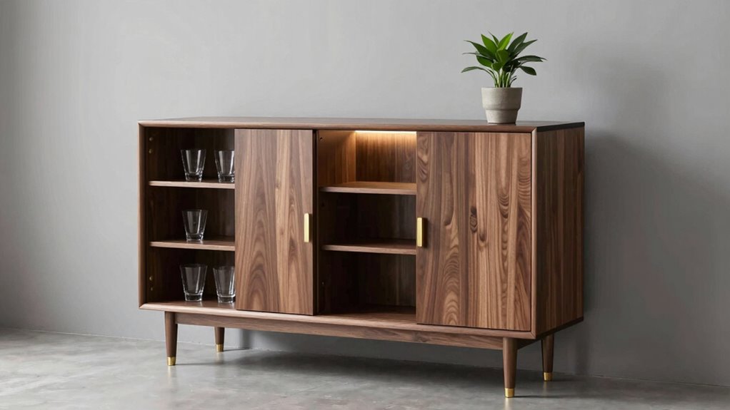 top small space bar cabinets