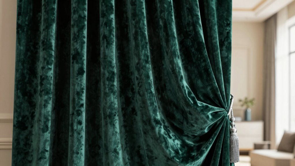 top velvet blackout curtains