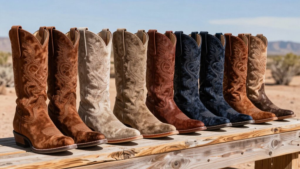 top women s suede cowboy boots