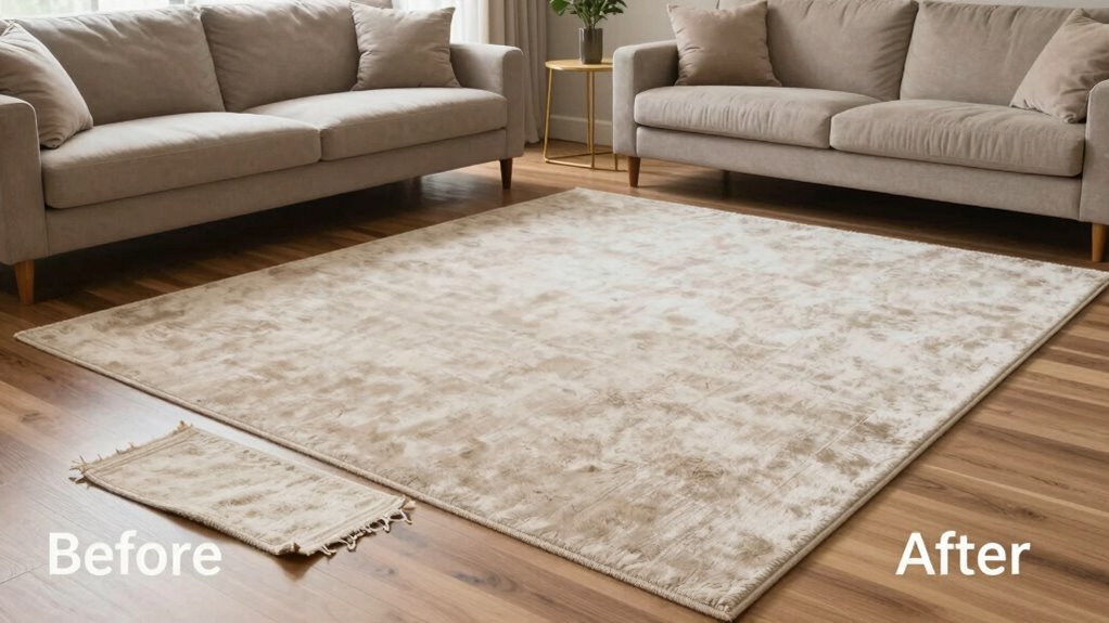 transformative rug sizing effects