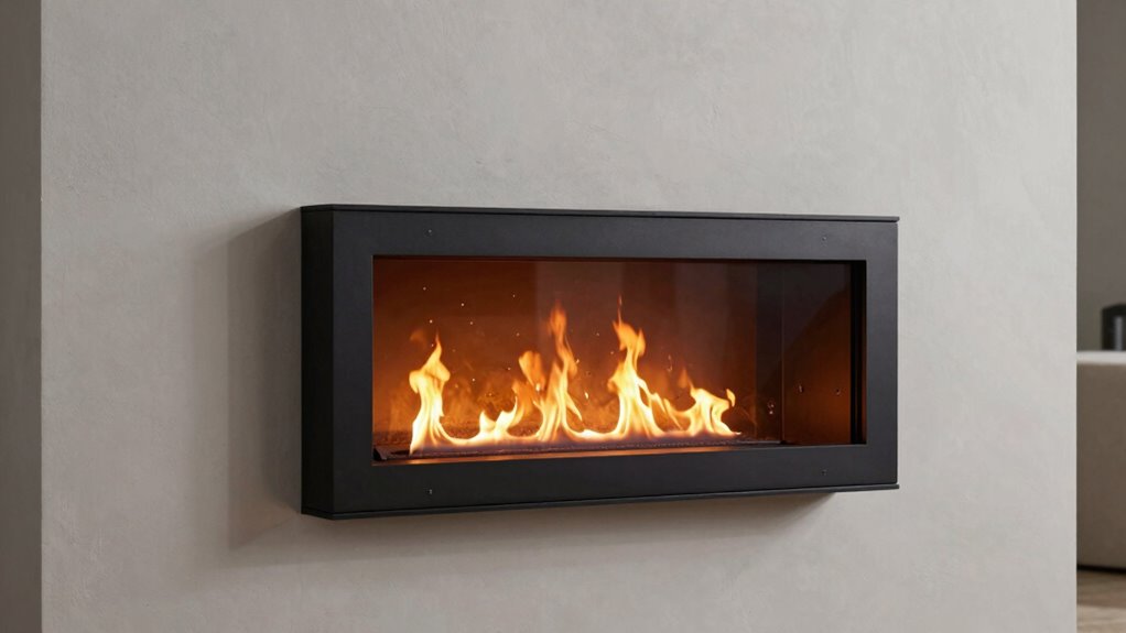 venting free wall fireplace options