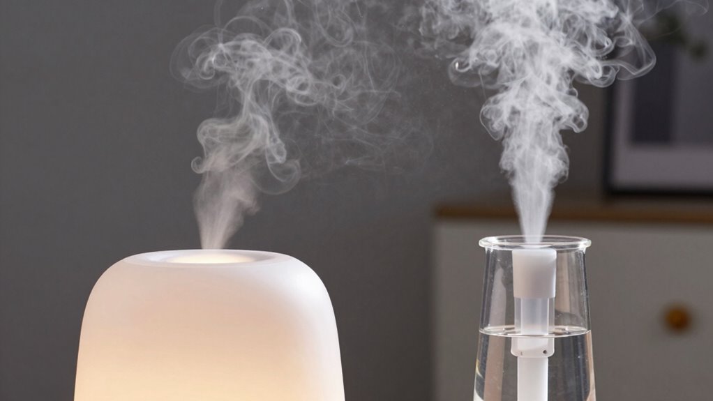 vibrations produce aromatic mist