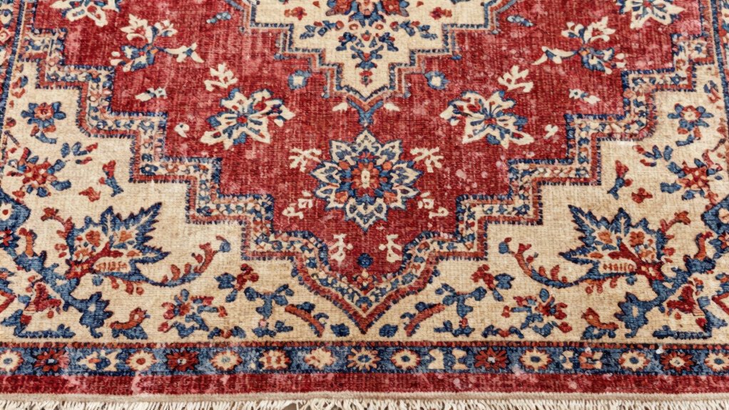 authentic vintage rug appearance