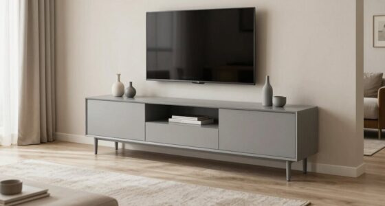 balanced space saving media furniture