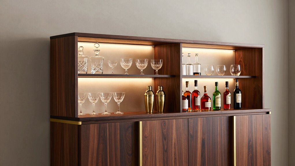 bar cabinet functions overview