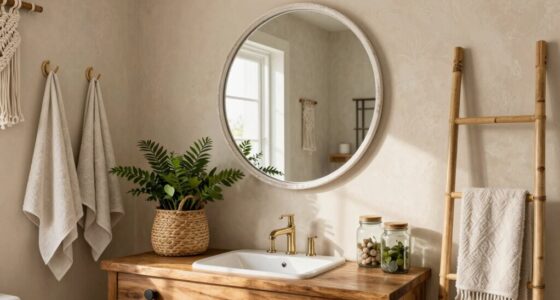 boho bathroom decor update