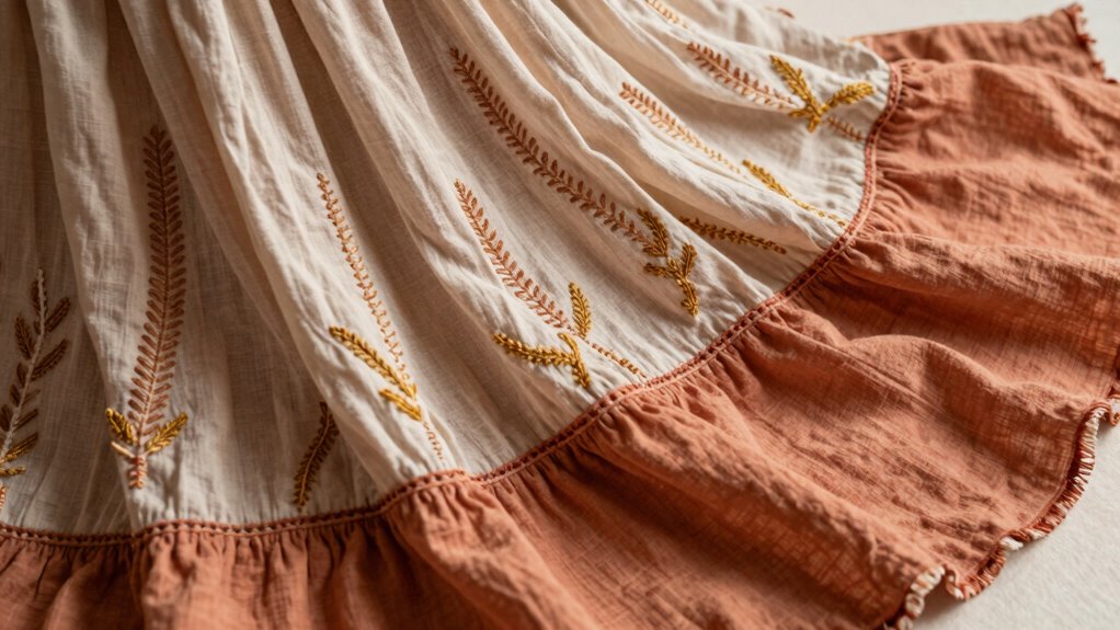 boho dress detail design