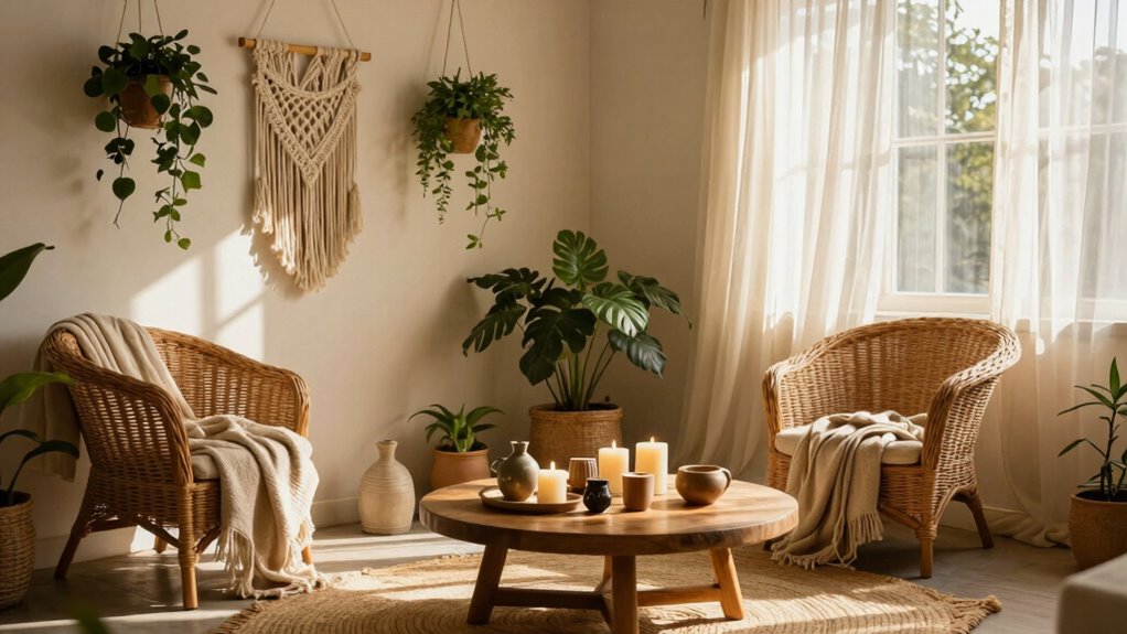 boho home relaxation shift