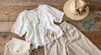 casual boho white style