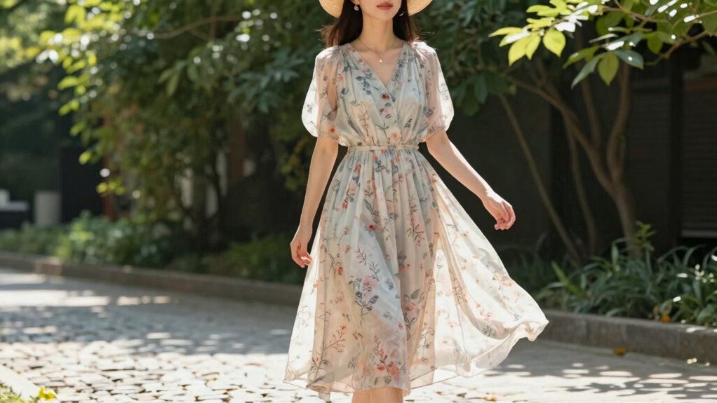 casual daytime dress styling