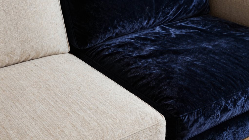 comfort comparison linen versus velvet