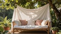 comfortable outdoor lounging