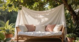 comfortable outdoor lounging