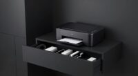 concealed printer storage solutions