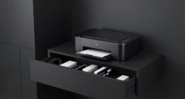 concealed printer storage solutions