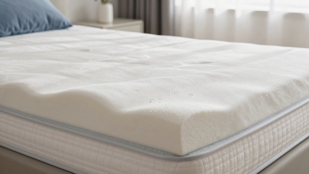 cooling features in memory foam