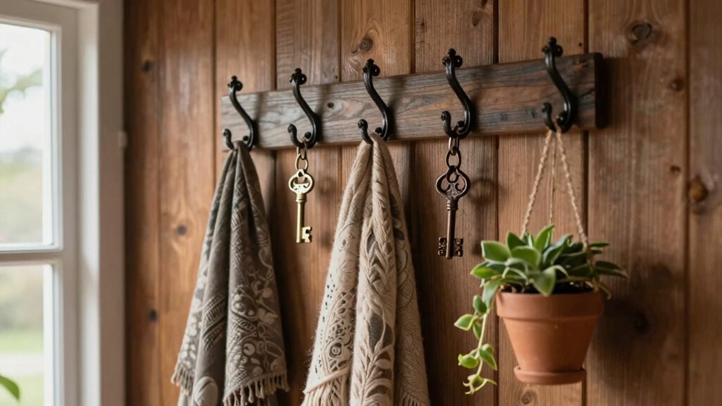 decorative wall hook ideas