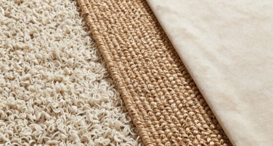 different rug material behaviors