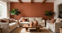 earthy rooms color contrast