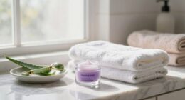 efficient calming beauty routine