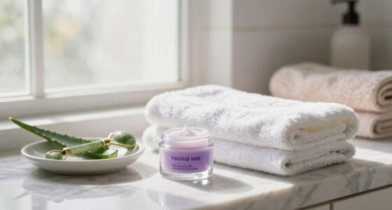 efficient calming beauty routine
