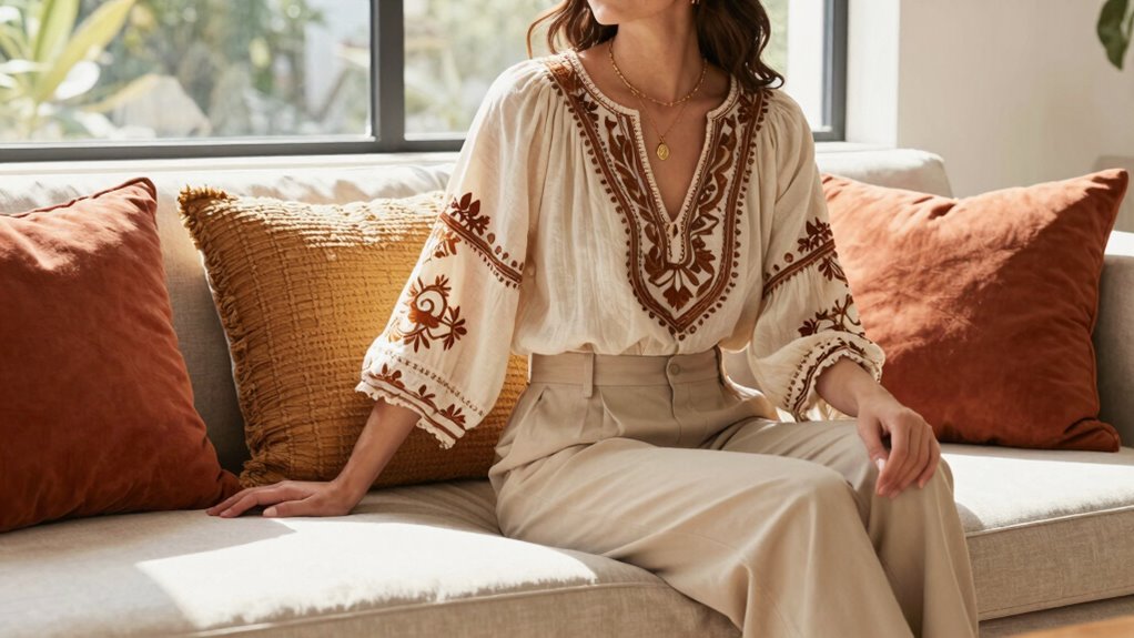 effortless boho modern fusion