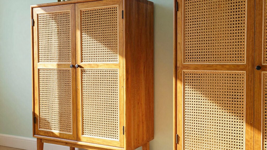 elegant airy cane furniture