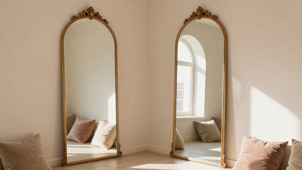 elegant arched mirror design