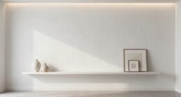 enhancing walls with minimal decor