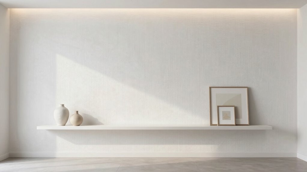 enhancing walls with minimal decor
