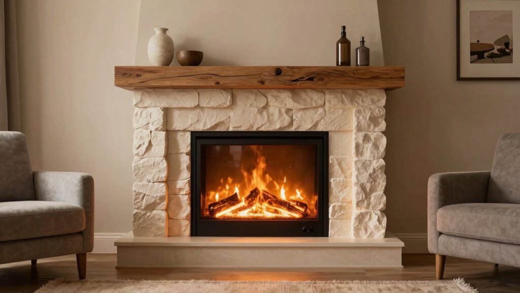 fake fireplaces still attract attention