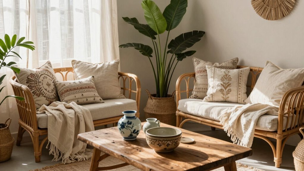 harmonious natural calm decor