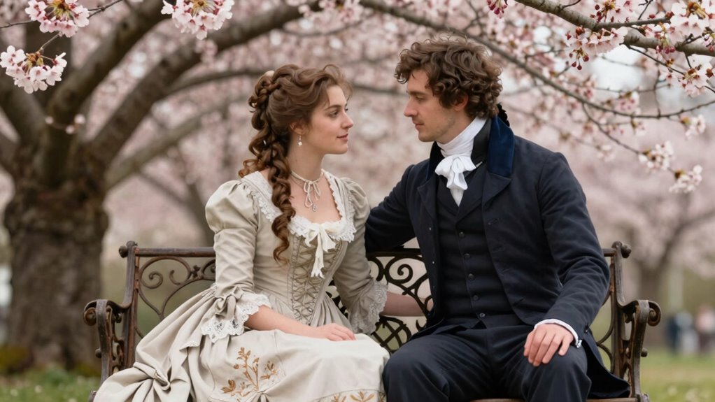 historical fashion shapes romantic expression