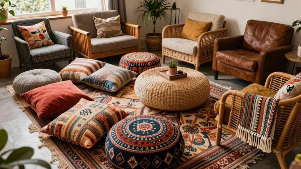 layered seating encourages socializing