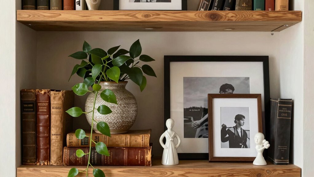layered vintage balanced decor