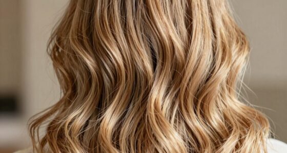 light natural voluminous hair