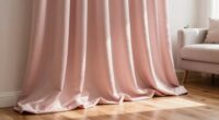 long curtains enhance softness