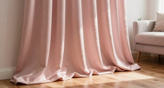long curtains enhance softness