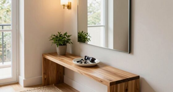 maximize small entryway space