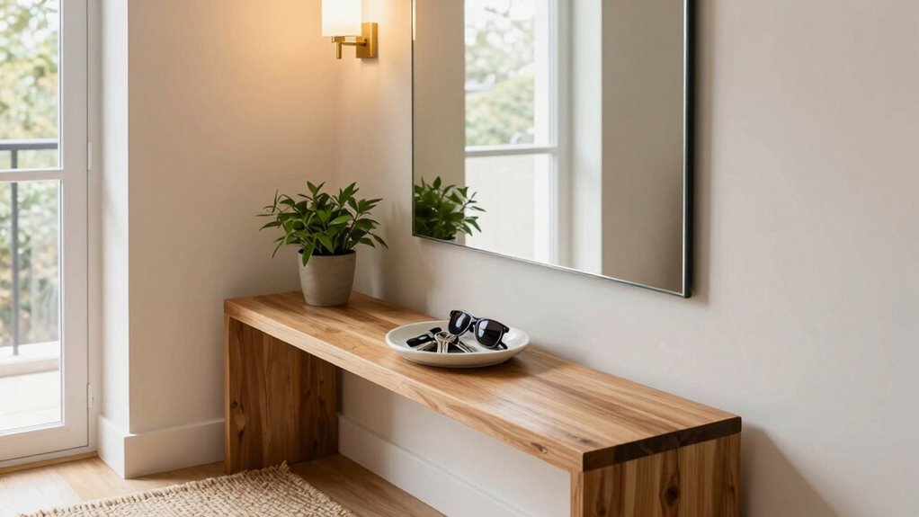 maximize small entryway space
