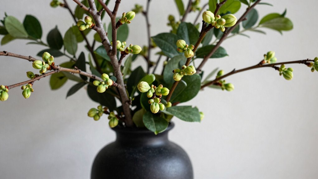 modern organic greenery styling