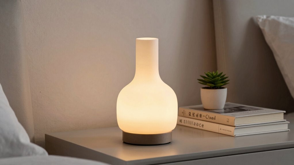 optimal bedside lamp sizing