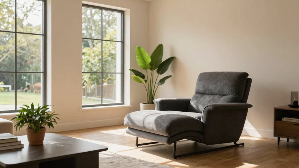 optimized furniture placement and lighting