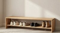organized calming shoe storage