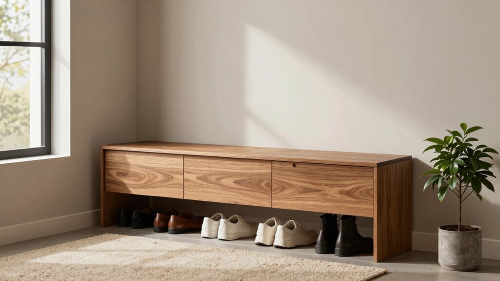 organized durable shoe storage